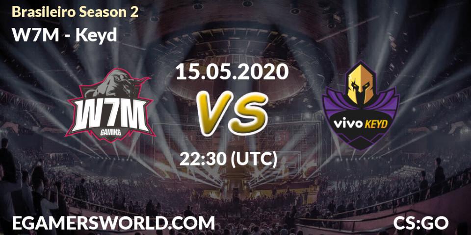 W7M vs Keyd: Betting TIp, Match Prediction. 15.05.20. CS2 (CS:GO), Brasileirão Season 2