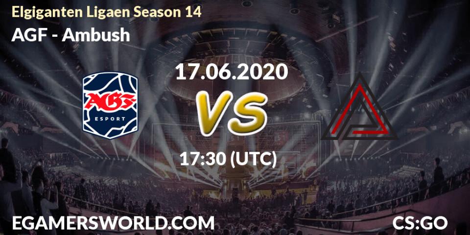 AGF vs Ambush: Betting TIp, Match Prediction. 17.06.20. CS2 (CS:GO), Elgiganten Ligaen Season 14