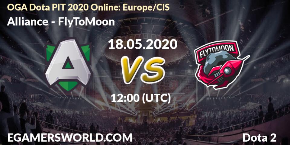 Alliance vs FlyToMoon: Betting TIp, Match Prediction. 18.05.20. Dota 2, OGA Dota PIT 2020 Online: Europe/CIS