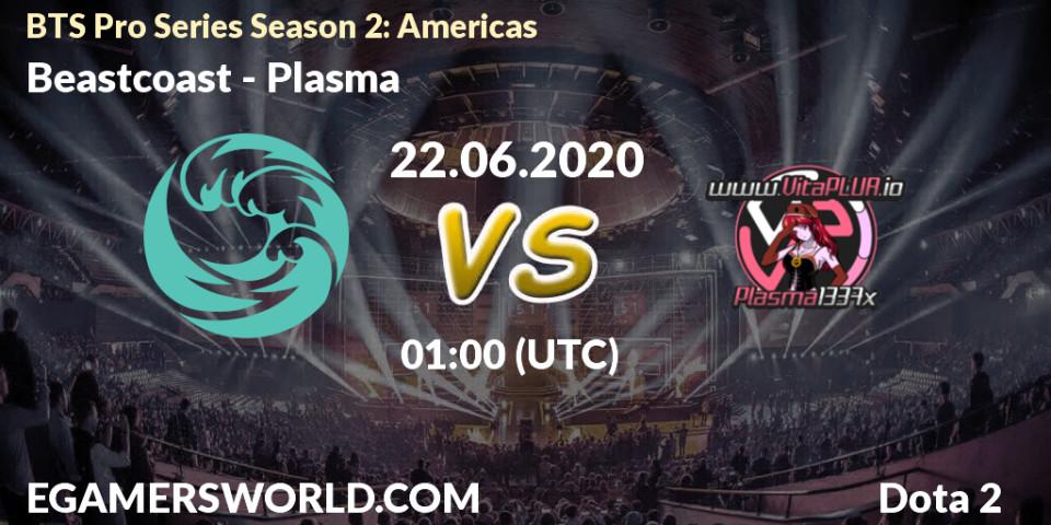 Beastcoast vs Plasma: Betting TIp, Match Prediction. 21.06.2020 at 23:49. Dota 2, BTS Pro Series Season 2: Americas