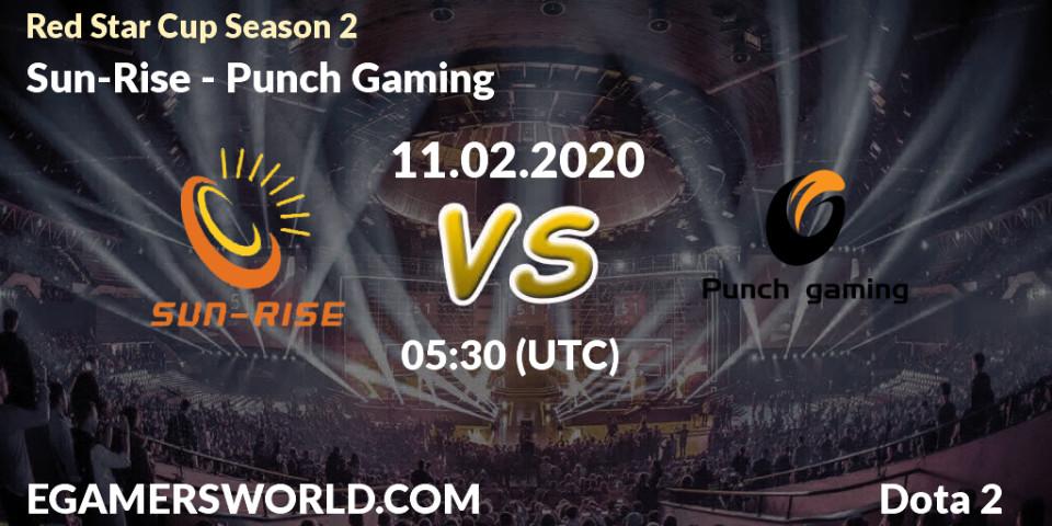 Sun-Rise vs Punch Gaming: Betting TIp, Match Prediction. 19.02.20. Dota 2, Red Star Cup Season 3
