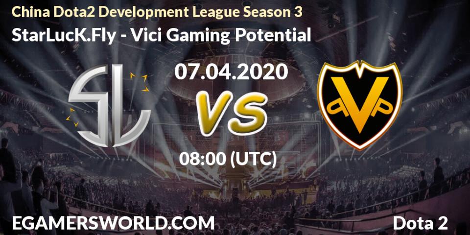 StarLucK.Fly vs Vici Gaming Potential: Betting TIp, Match Prediction. 07.04.20. Dota 2, China Dota2 Development League Season 3