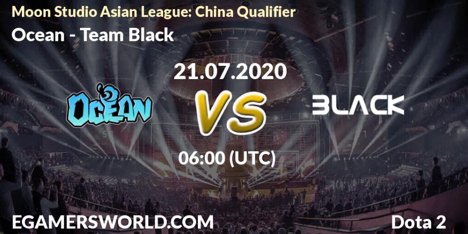 Ocean vs Team Black: Betting TIp, Match Prediction. 21.07.20. Dota 2, Moon Studio Asian League: China Qualifier