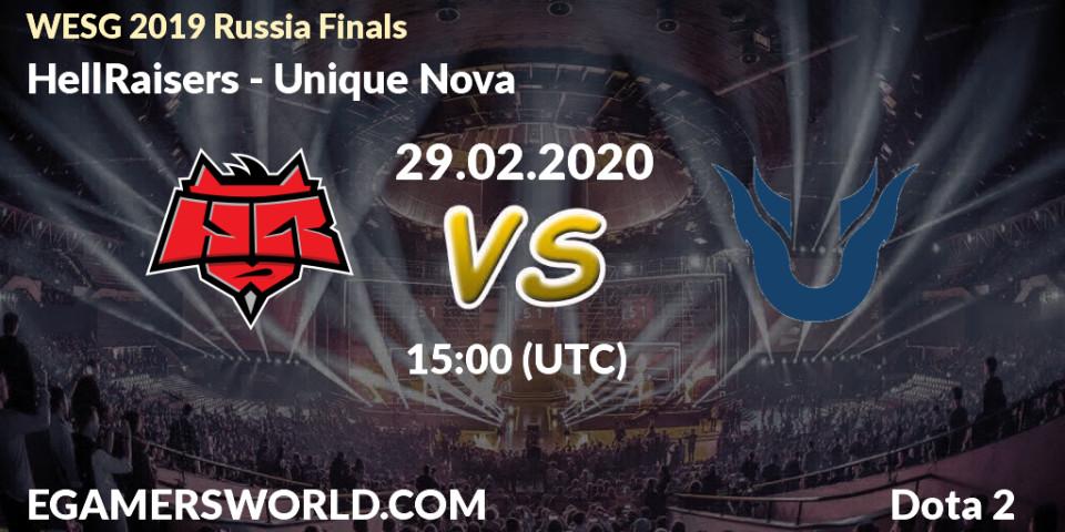HellRaisers vs Unique Nova: Betting TIp, Match Prediction. 29.02.20. Dota 2, WESG 2019 Russia Finals