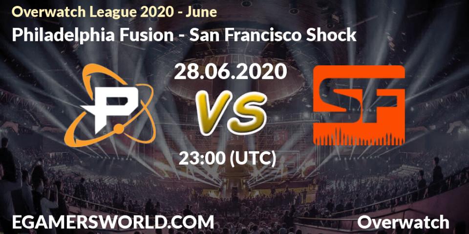 Philadelphia Fusion vs San Francisco Shock: Betting TIp, Match Prediction. 28.06.20. Overwatch, Overwatch League 2020 - June