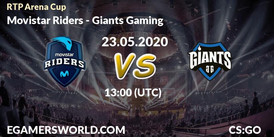 Movistar Riders vs Giants Gaming: Betting TIp, Match Prediction. 23.05.20. CS2 (CS:GO), RTP Arena 2020