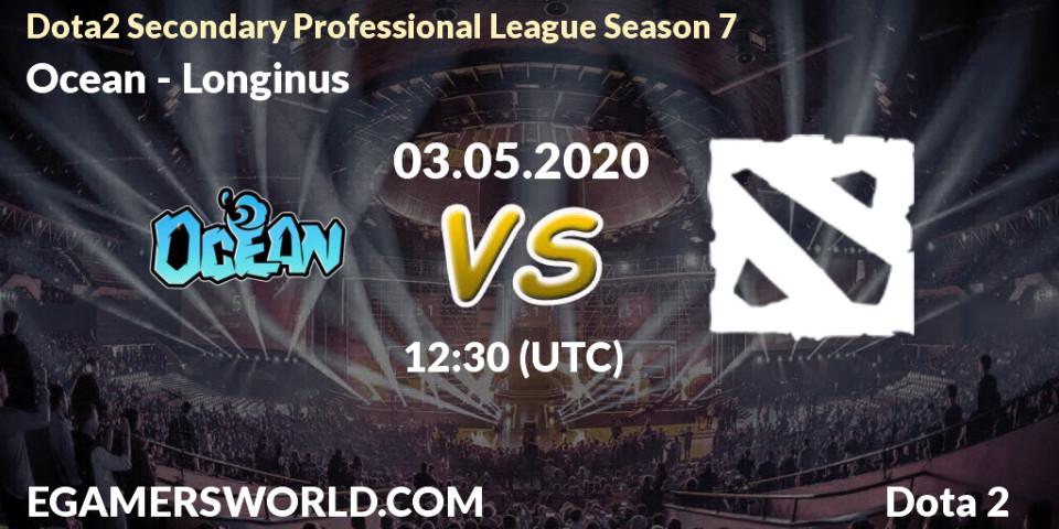 Ocean vs Longinus: Betting TIp, Match Prediction. 03.05.2020 at 12:12. Dota 2, Dota2 Secondary Professional League 2020