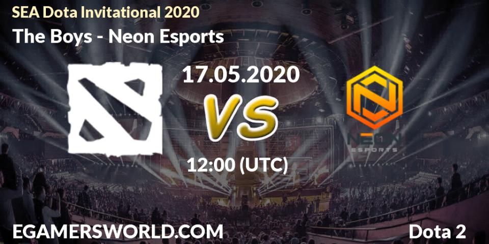 The Boys vs Neon Esports: Betting TIp, Match Prediction. 17.05.20. Dota 2, SEA Dota Invitational 2020