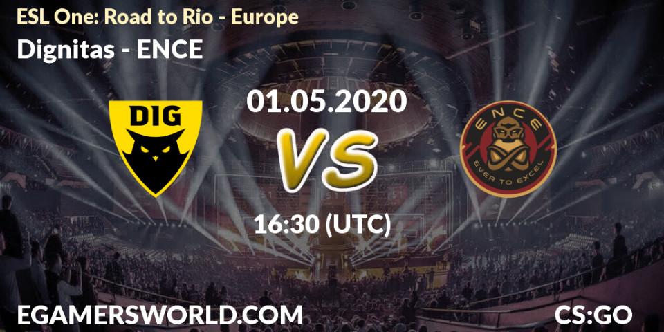 Dignitas vs ENCE: Betting TIp, Match Prediction. 01.05.2020 at 16:30. Counter-Strike (CS2), ESL One: Road to Rio - Europe
