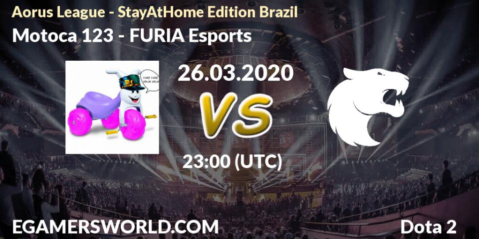 Motoca 123 vs FURIA Esports: Betting TIp, Match Prediction. 26.03.20. Dota 2, Aorus League - StayAtHome Edition Brazil