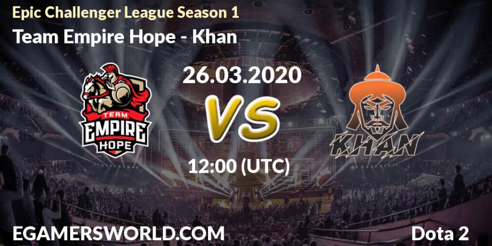 Team Empire Hope VS Khan