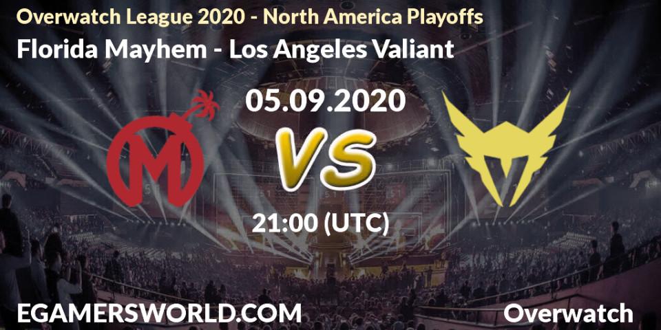 Florida Mayhem vs Los Angeles Valiant: Betting TIp, Match Prediction. 05.09.20. Overwatch, Overwatch League 2020 - North America Playoffs