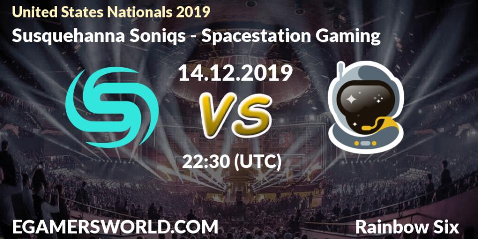 Susquehanna Soniqs vs Spacestation Gaming: Betting TIp, Match Prediction. 14.12.19. Rainbow Six, United States Nationals 2019