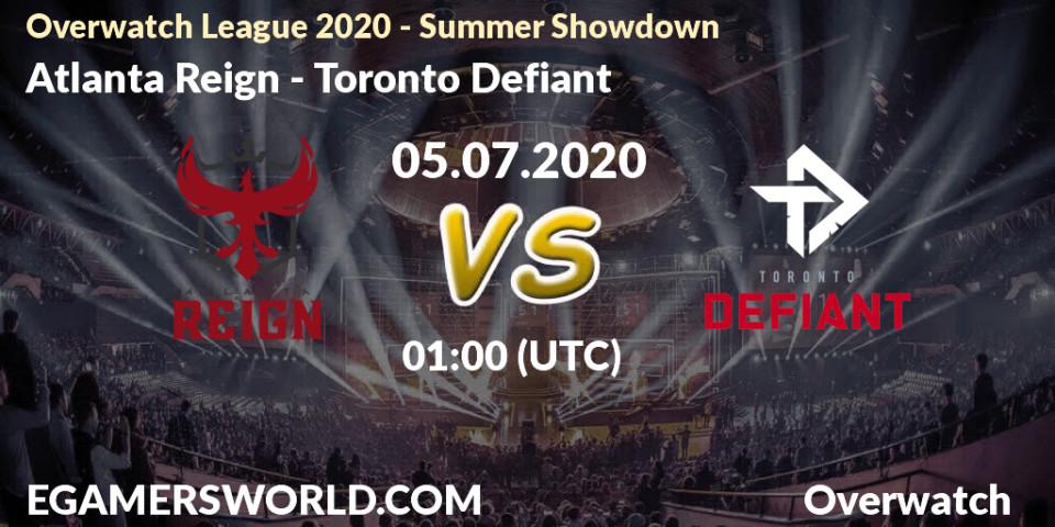 Atlanta Reign vs Toronto Defiant: Betting TIp, Match Prediction. 04.07.20. Overwatch, Overwatch League 2020 - Summer Showdown