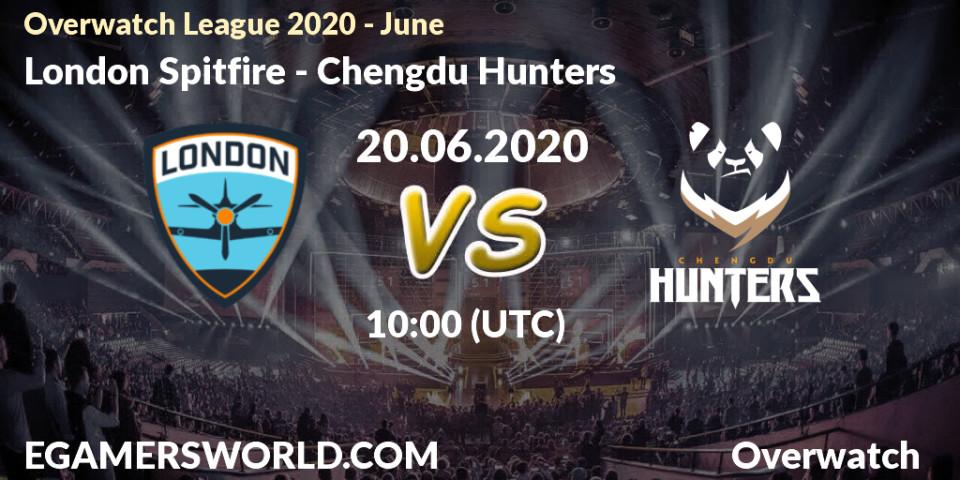 London Spitfire vs Chengdu Hunters: Betting TIp, Match Prediction. 20.06.20. Overwatch, Overwatch League 2020 - June