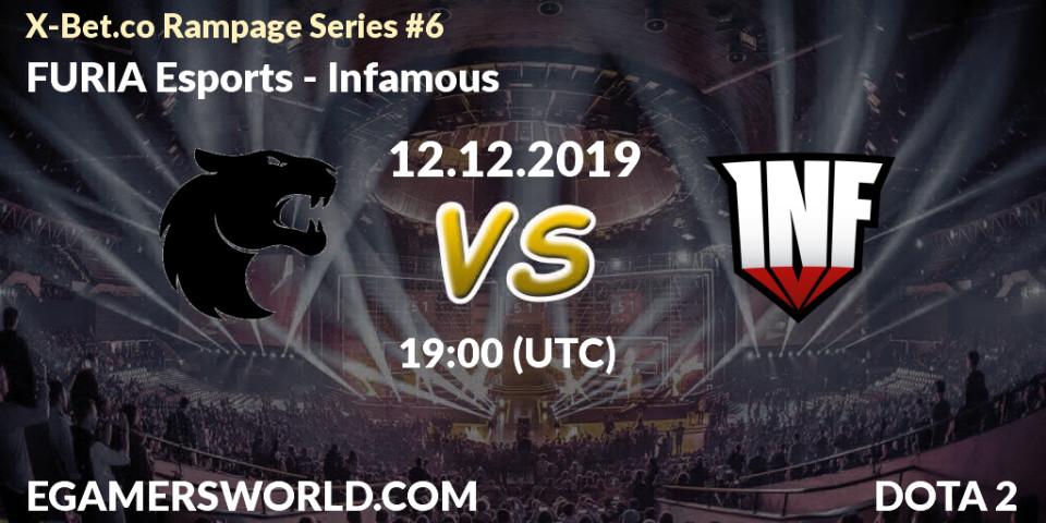 FURIA Esports vs Infamous: Betting TIp, Match Prediction. 12.12.19. Dota 2, X-Bet.co Rampage Series #6