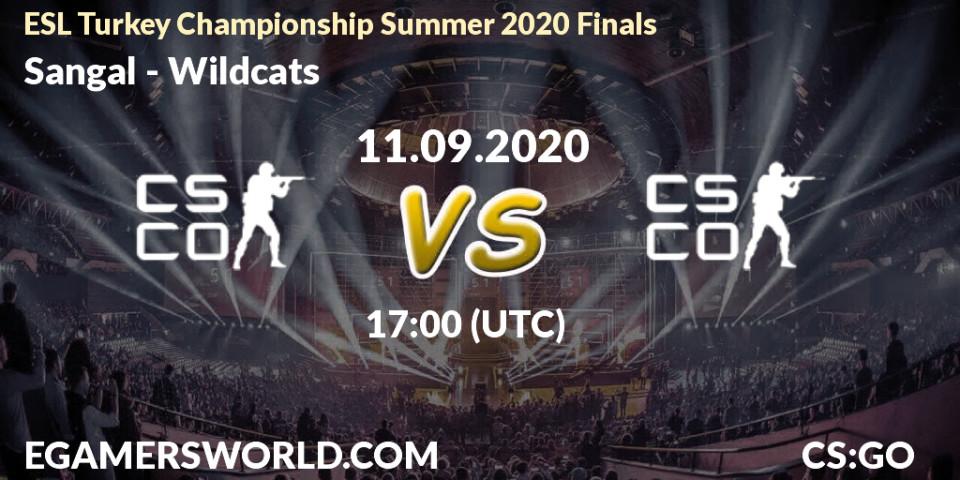Sangal vs Wildcats: Betting TIp, Match Prediction. 11.09.2020 at 17:00. Counter-Strike (CS2), ESL Turkey Championship Summer 2020 Finals