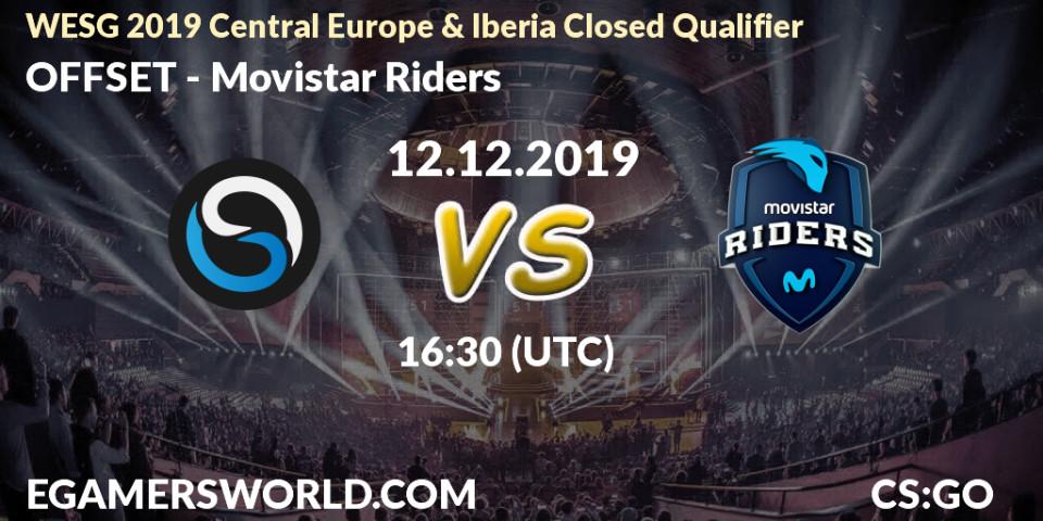 OFFSET vs Movistar Riders: Betting TIp, Match Prediction. 12.12.19. CS2 (CS:GO), WESG 2019 Central Europe & Iberia Closed Qualifier