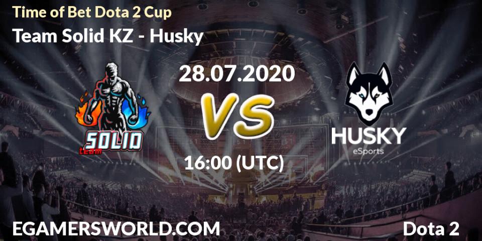 Team Solid KZ vs Husky: Betting TIp, Match Prediction. 28.07.2020 at 16:05. Dota 2, Time of Bet Dota 2 Cup
