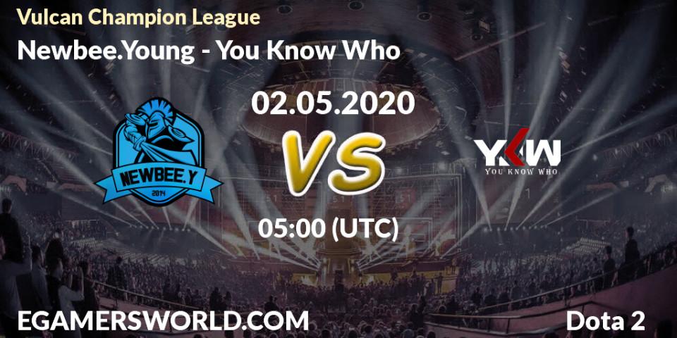Newbee.Young vs You Know Who: Betting TIp, Match Prediction. 02.05.20. Dota 2, Vulcan Champion League