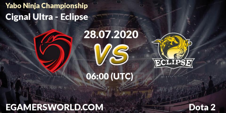 Cignal Ultra vs Eclipse: Betting TIp, Match Prediction. 28.07.20. Dota 2, Yabo Ninja Championship