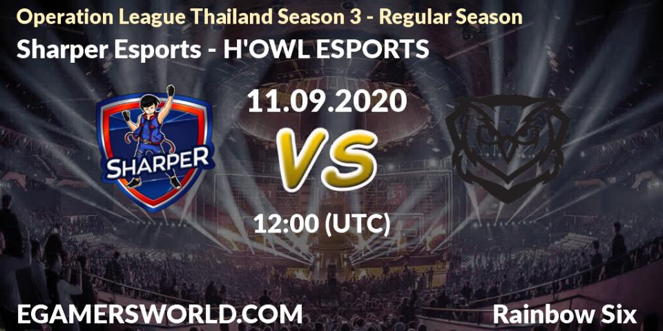 Sharper Esports vs H'OWL ESPORTS: Betting TIp, Match Prediction. 11.09.2020 at 12:00. Rainbow Six, Operation League Thailand Season 3 - Regular Season
