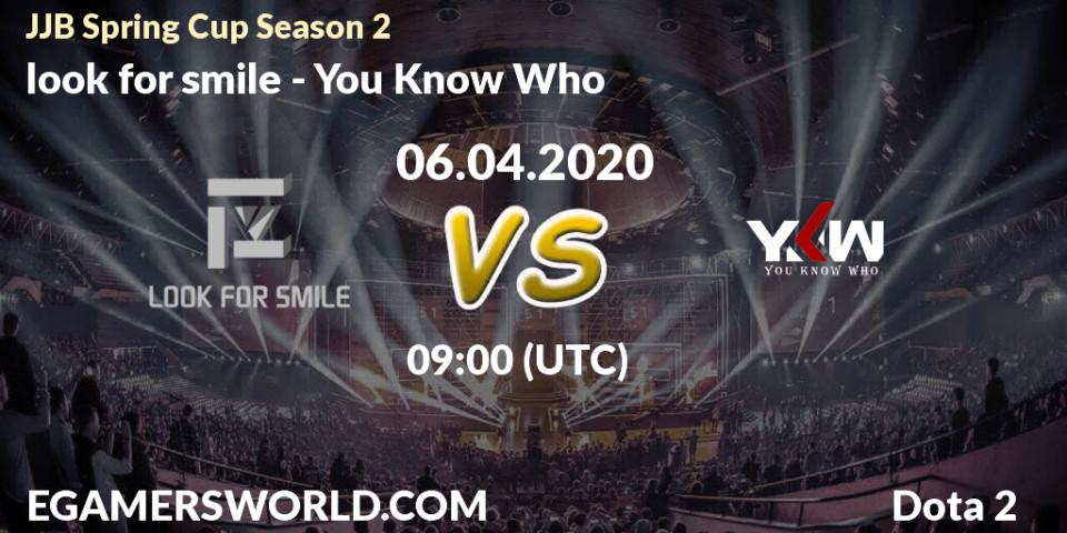 look for smile vs You Know Who: Betting TIp, Match Prediction. 06.04.20. Dota 2, JJB Spring Cup Season 2