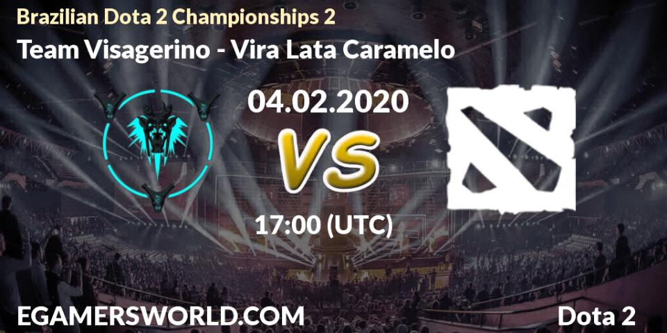Team Visagerino vs Vira Lata Caramelo: Betting TIp, Match Prediction. 04.02.20. Dota 2, Brazilian Dota 2 Championships 2