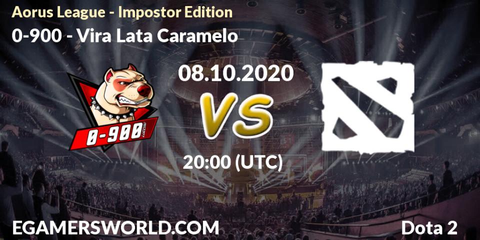 0-900 vs Vira Lata Caramelo: Betting TIp, Match Prediction. 10.10.2020 at 02:55. Dota 2, Aorus League - Impostor Edition