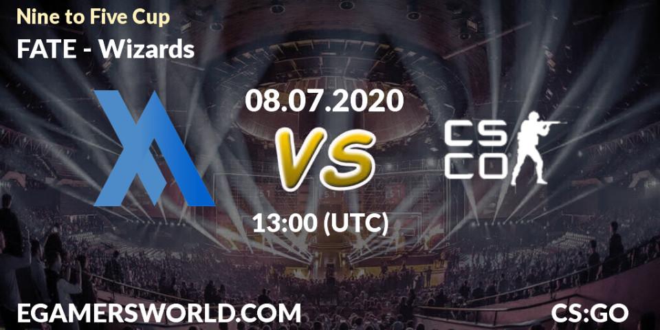 FATE vs Wizards: Betting TIp, Match Prediction. 08.07.2020 at 13:45. Counter-Strike (CS2), Nine to Five Cup