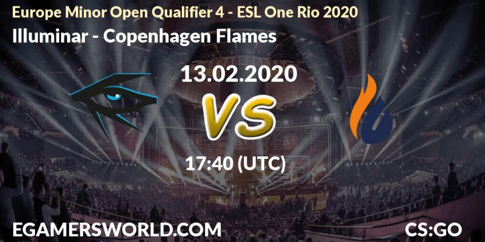 Illuminar vs Copenhagen Flames: Betting TIp, Match Prediction. 13.02.20. CS2 (CS:GO), Europe Minor Open Qualifier 4 - ESL One Rio 2020