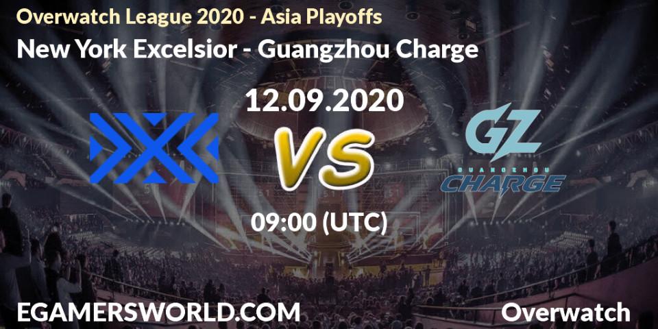 New York Excelsior vs Guangzhou Charge: Betting TIp, Match Prediction. 12.09.20. Overwatch, Overwatch League 2020 - Asia Playoffs
