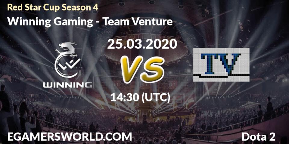Winning Gaming vs Team Venture: Betting TIp, Match Prediction. 25.03.20. Dota 2, Red Star Cup Season 4