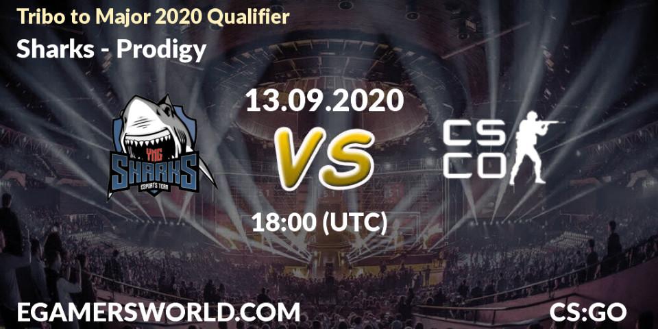 Sharks vs Prodigy: Betting TIp, Match Prediction. 14.09.2020 at 01:30. Counter-Strike (CS2), Tribo to Major 2020 Qualifier