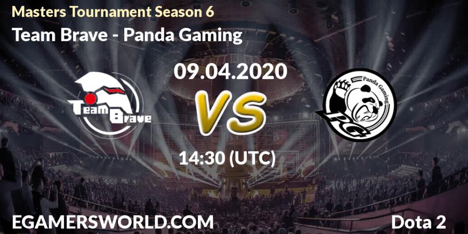 Team Brave vs Panda Gaming: Betting TIp, Match Prediction. 10.04.2020 at 13:30. Dota 2, Masters Tournament Season 6