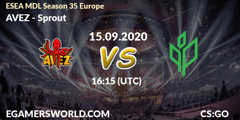 AVEZ vs Sprout: Betting TIp, Match Prediction. 15.09.20. CS2 (CS:GO), ESEA MDL Season 35 Europe