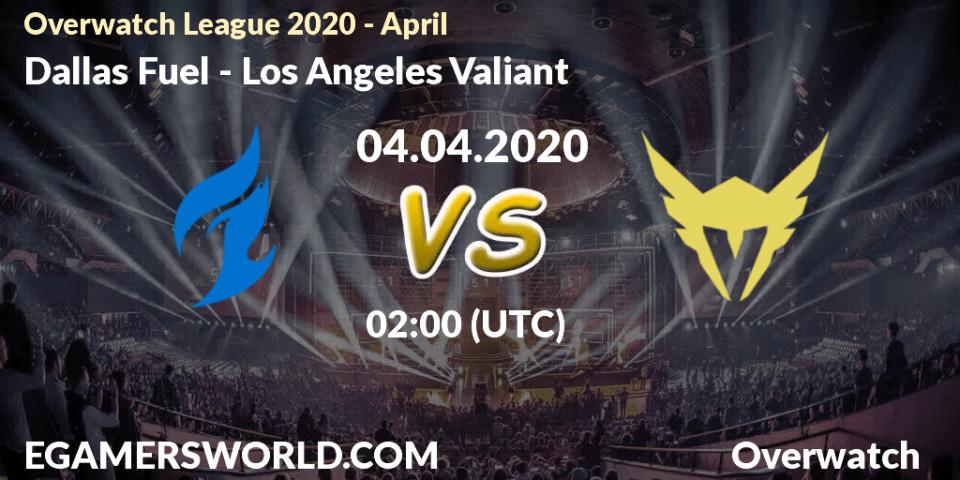Dallas Fuel vs Los Angeles Valiant: Betting TIp, Match Prediction. 06.04.20. Overwatch, Overwatch League 2020 - April