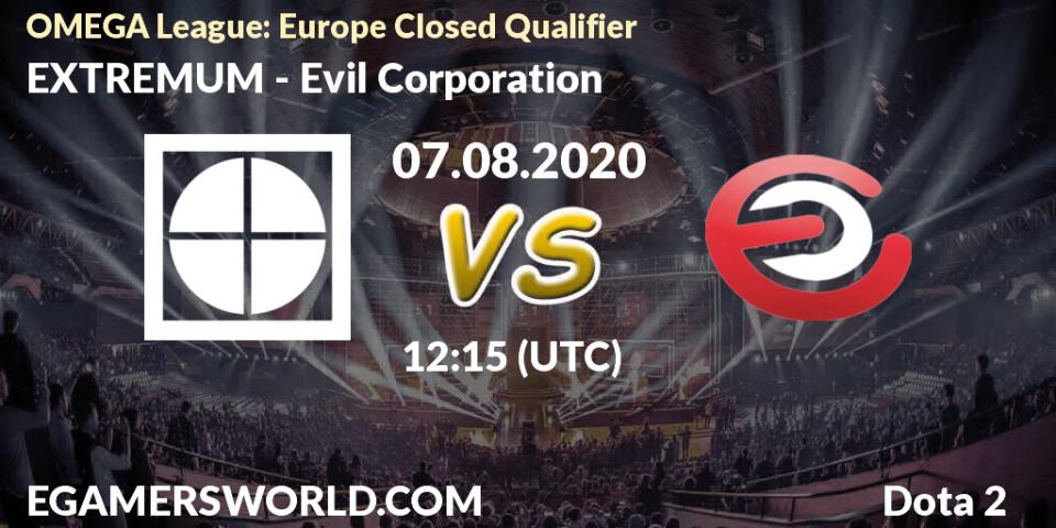 EXTREMUM vs Evil Corporation: Betting TIp, Match Prediction. 07.08.20. Dota 2, OMEGA League: Europe Closed Qualifier