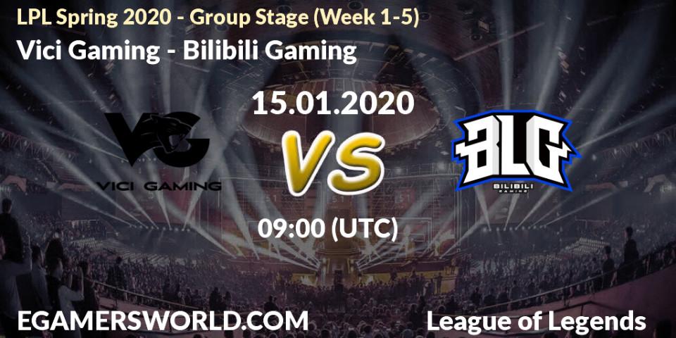 Vici Gaming vs Bilibili Gaming: Betting TIp, Match Prediction. 15.01.20. LoL, LPL Spring 2020 - Group Stage (Week 1-4)