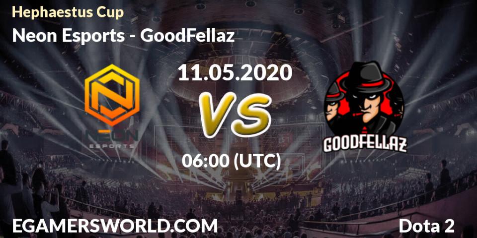 Neon Esports vs GoodFellaz: Betting TIp, Match Prediction. 11.05.2020 at 06:06. Dota 2, Hephaestus Cup