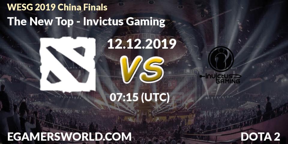 The New Top vs Team Aster: Betting TIp, Match Prediction. 12.12.19. Dota 2, WESG 2019 China Finals