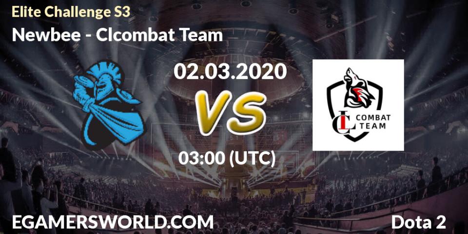 Newbee vs Clcombat Team: Betting TIp, Match Prediction. 02.03.2020 at 03:04. Dota 2, Elite Challenge S3