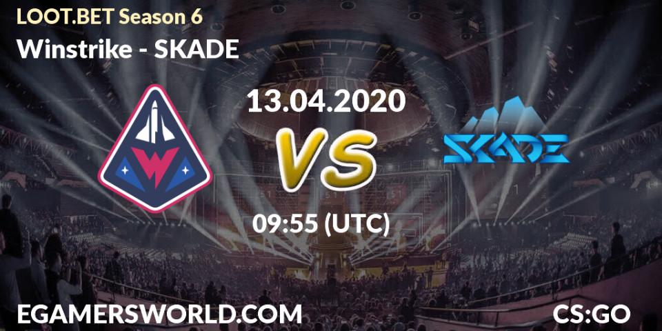 Winstrike vs SKADE: Betting TIp, Match Prediction. 16.04.2020 at 09:30. Counter-Strike (CS2), LOOT.BET Season 6