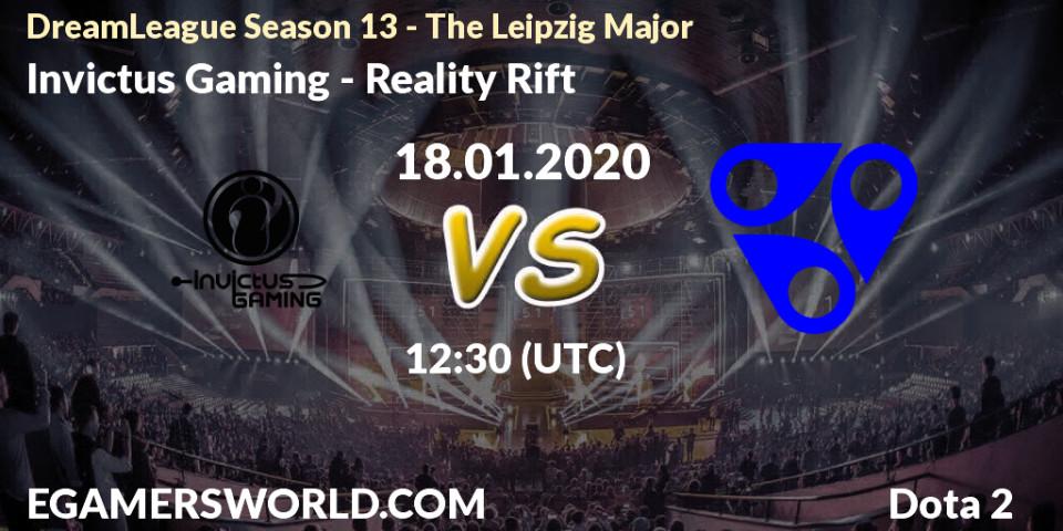 Invictus Gaming vs Reality Rift: Betting TIp, Match Prediction. 18.01.20. Dota 2, DreamLeague Season 13 - The Leipzig Major