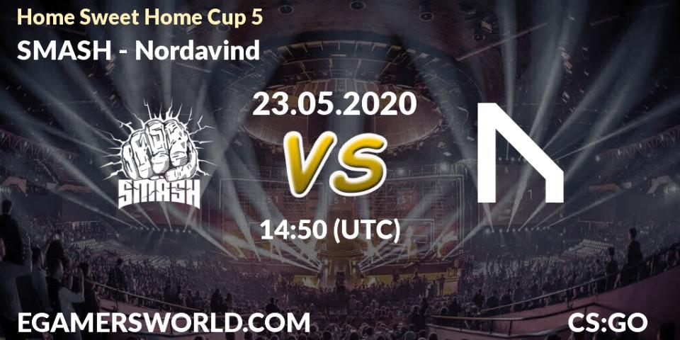 SMASH vs Nordavind: Betting TIp, Match Prediction. 23.05.20. CS2 (CS:GO), #Home Sweet Home Cup 5