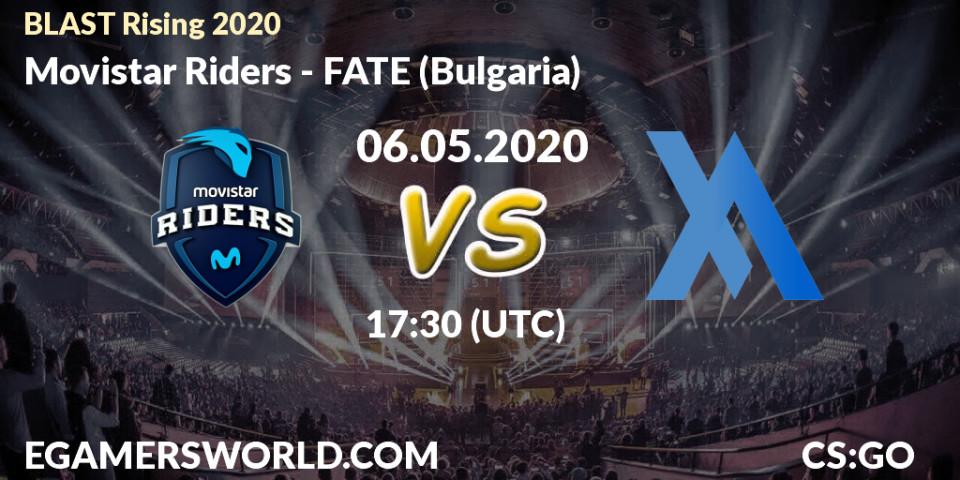 Movistar Riders vs FATE (Bulgaria): Betting TIp, Match Prediction. 06.05.20. CS2 (CS:GO), BLAST Rising 2020