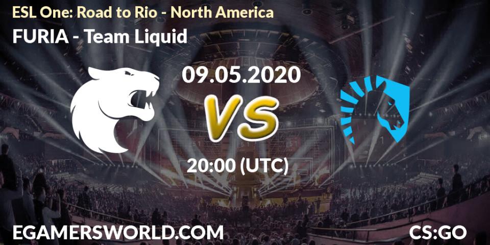 FURIA vs Team Liquid: Betting TIp, Match Prediction. 09.05.20. CS2 (CS:GO), ESL One: Road to Rio - North America