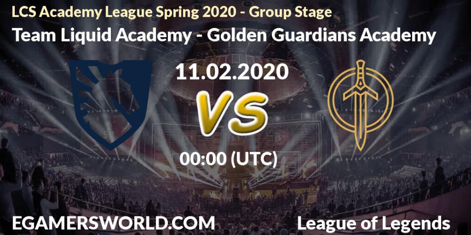 Team Liquid Academy VS Golden Guardians Academy