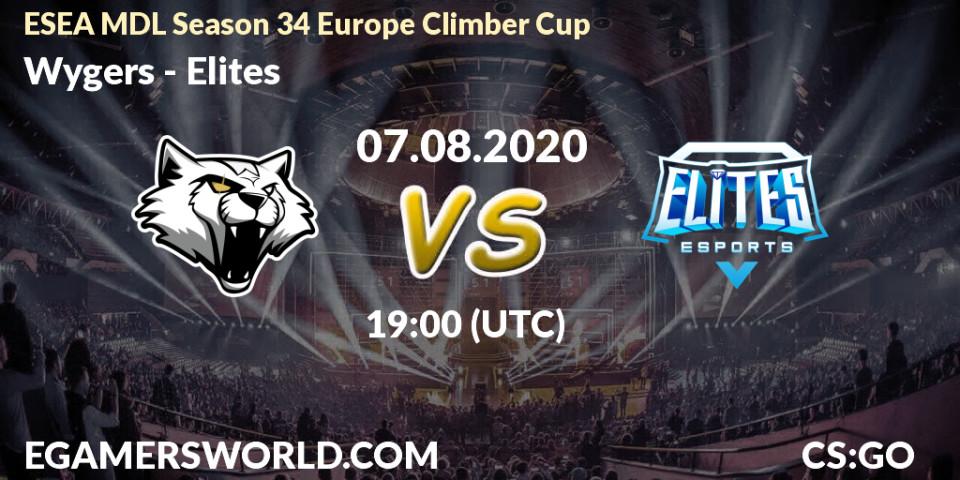 Wygers vs Elites: Betting TIp, Match Prediction. 07.08.20. CS2 (CS:GO), ESEA MDL Season 34 Europe Climber Cup