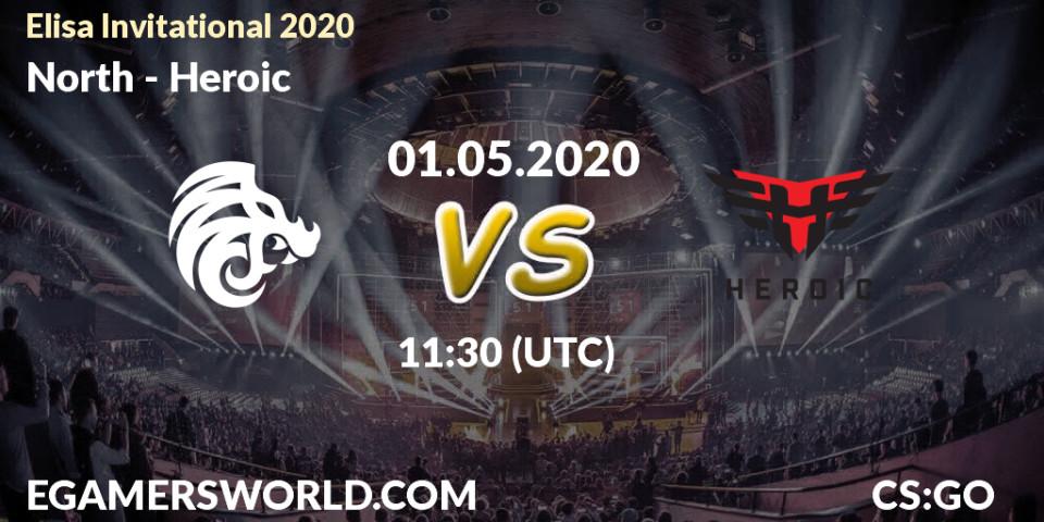 North vs Heroic: Betting TIp, Match Prediction. 01.05.20. CS2 (CS:GO), Elisa Invitational: Spring 2020
